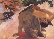 Paul Gauguin Aha Oe Feill,what,are you Jealous Spain oil painting artist